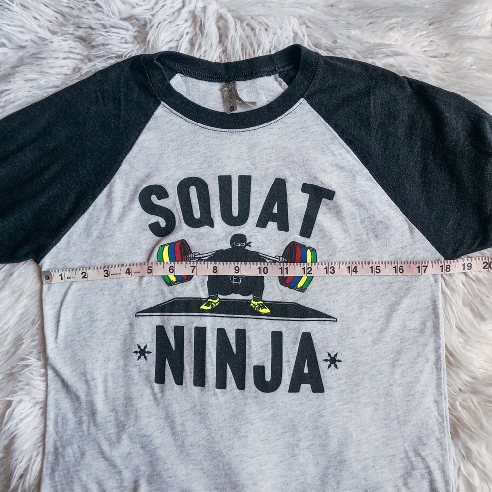 Squat Ninja Raglan Tee - Picture 4 of 6